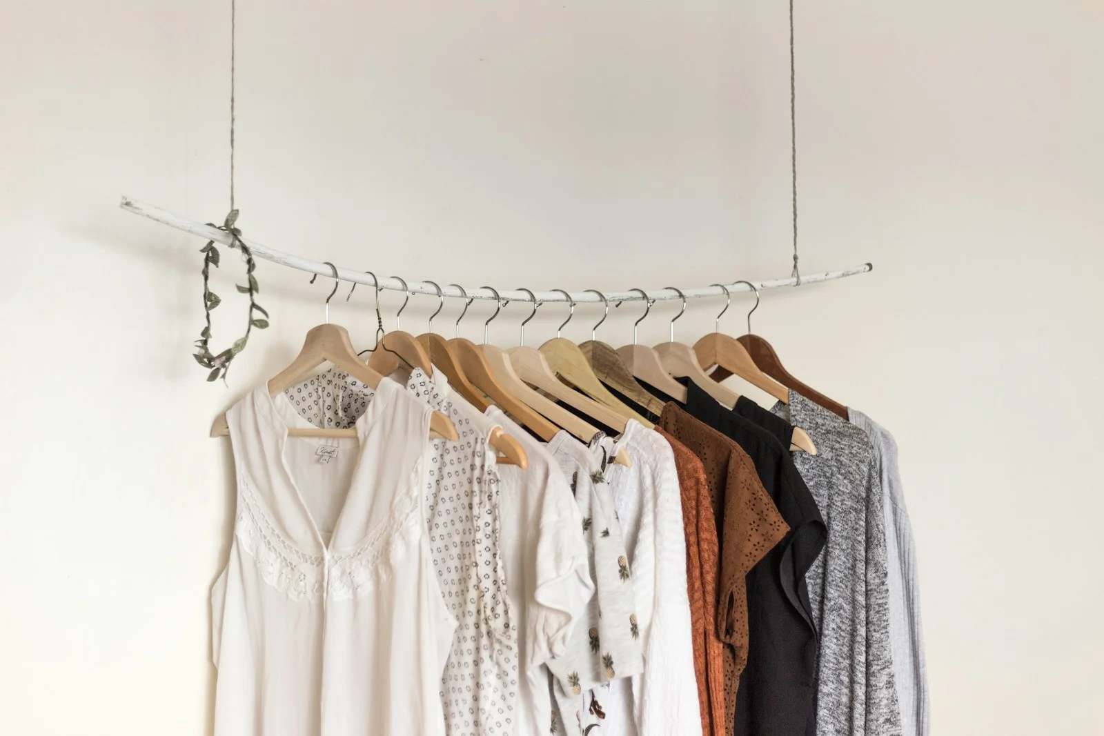 Neutral everyday wardrobe details