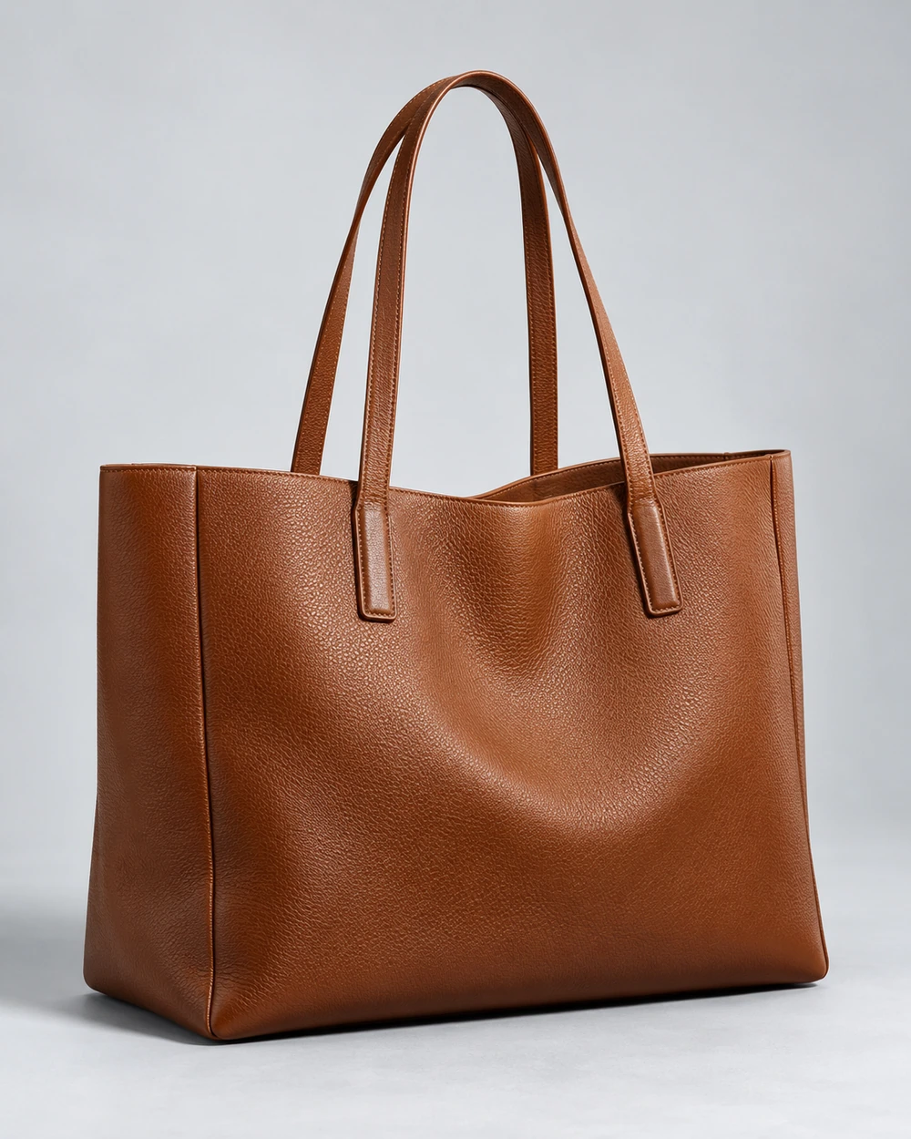 Minimal Leather Tote