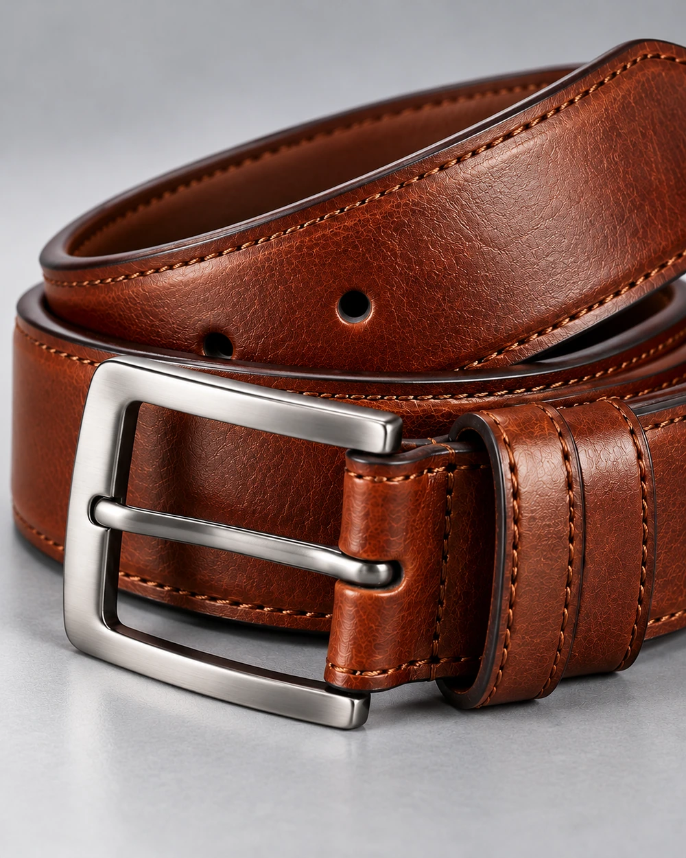 Premium Leather Belt detail