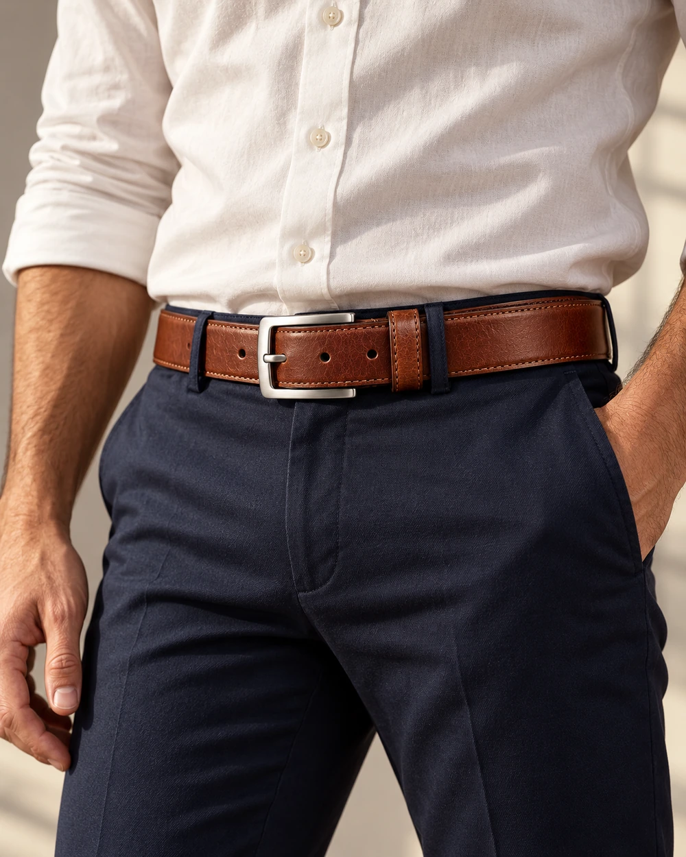 Premium Leather Belt view 3